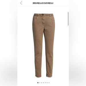 Brunello Cucinelli Tan slim jeans Pants